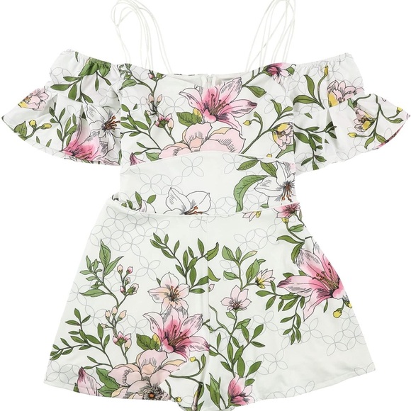 Guess floral romper size small - Picture 2 of 11